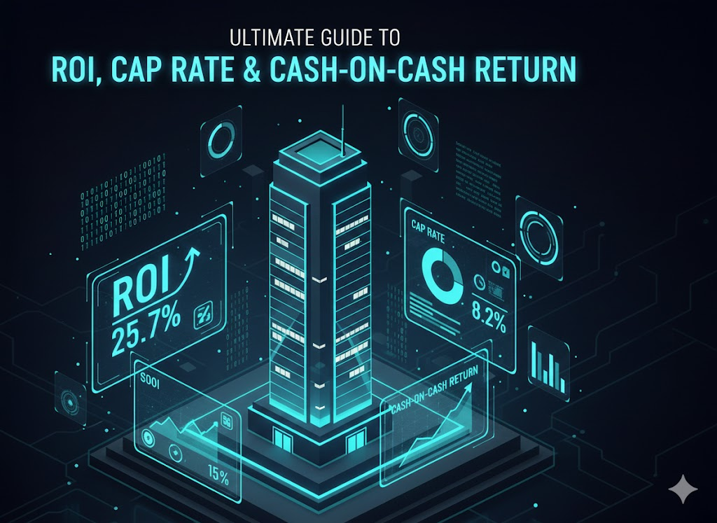 The Ultimate Guide to ROI, Cap Rate & Cash-on-Cash Return (Investor Math That Actually Matters)